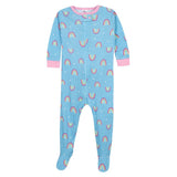 2-Pack Baby Girls Rainbows Snug Fit Footed Pajamas-Gerber Childrenswear Wholesale