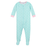 2-Pack Baby Girls Bunny Snug Fit Footed Pajamas-Gerber Childrenswear Wholesale