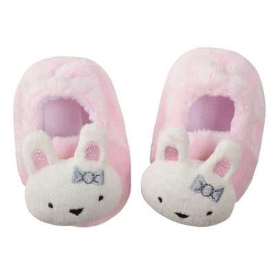 1-Pack Girls Bunny Velboa Booties-Gerber Childrenswear Wholesale