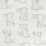 4-Pack Girls Bunny Flannel Receiving Blankets-Gerber Childrenswear Wholesale