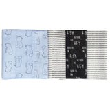 4-Pack Boys Bear Flannel Burp Cloths-Gerber Childrenswear Wholesale