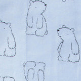 4-Pack Boys Bear Flannel Burp Cloths-Gerber Childrenswear Wholesale