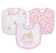 3-Pack Girls Princess Castle Terry Bibs-Gerber Childrenswear Wholesale