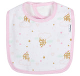 3-Pack Girls Princess Castle Terry Bibs-Gerber Childrenswear Wholesale