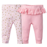 2-Pack Girls Princess Castle Active Pants-Gerber Childrenswear Wholesale