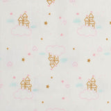 4-Pack Girls Princess Castle Flannel Burp Cloths-Gerber Childrenswear Wholesale