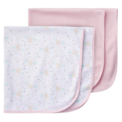 2-Pack Girls Princess Castle Thermal Receiving Blankets-Gerber Childrenswear Wholesale