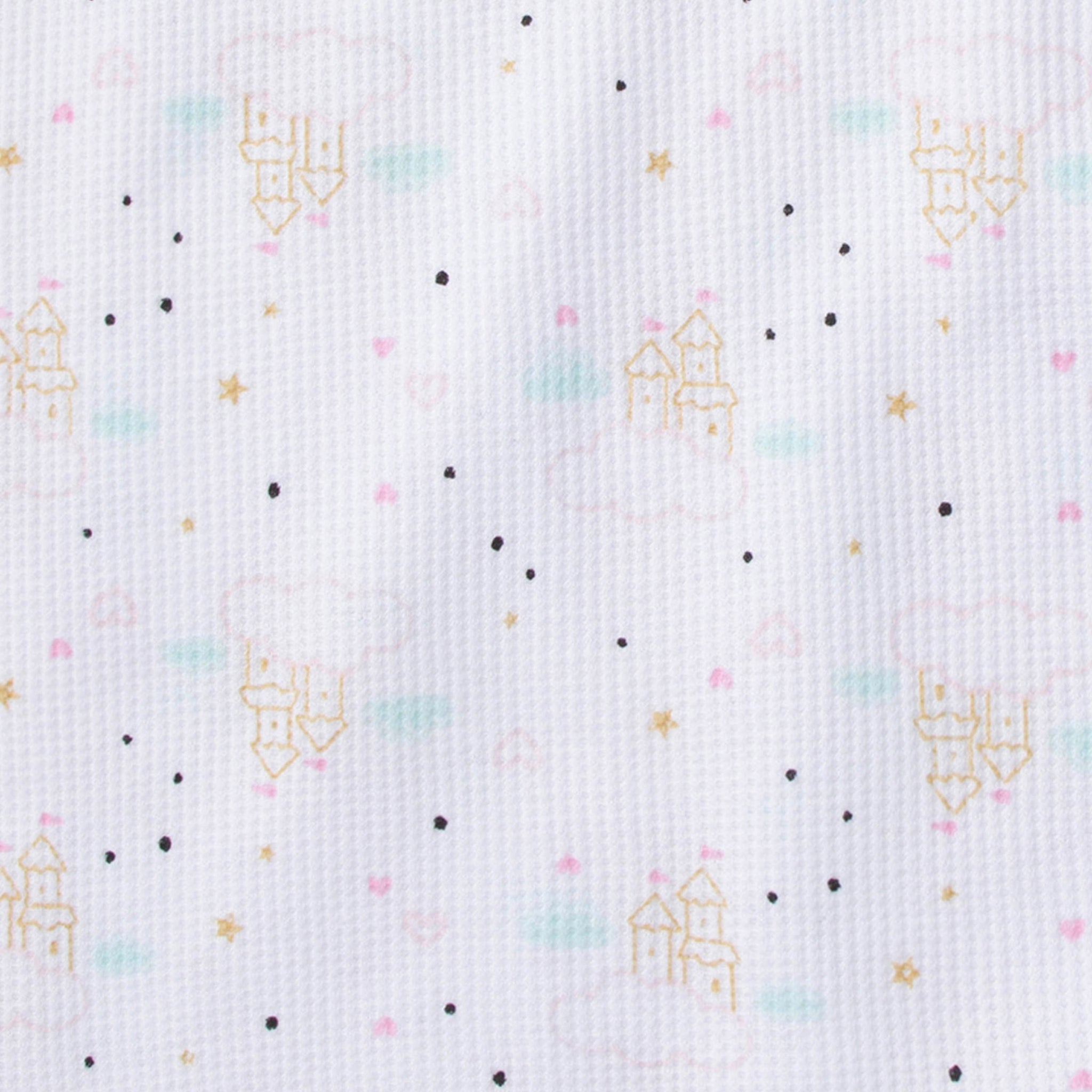 2-Pack Girls Princess Castle Thermal Receiving Blankets-Gerber Childrenswear Wholesale