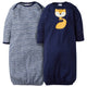 2-Pack Baby Boys Fox Gowns-Gerber Childrenswear Wholesale