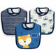 3-Pack Boys Fox Terry Bibs-Gerber Childrenswear Wholesale