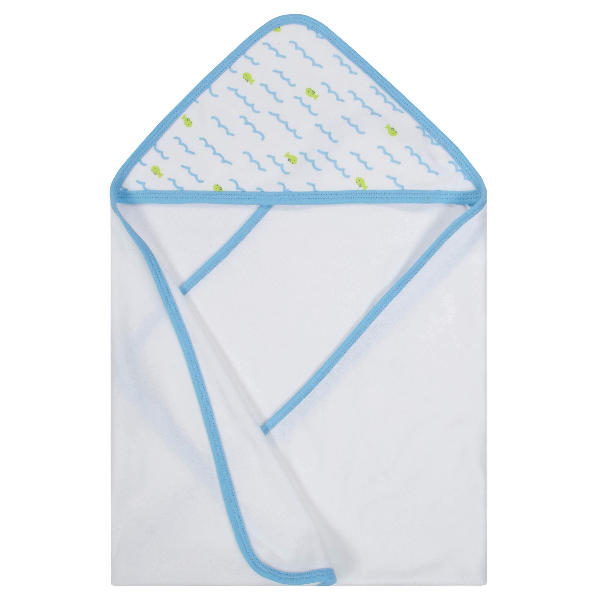 12-Piece Boys Terry Hooded Towel and Washcloth Set - Ocean-Gerber Childrenswear Wholesale