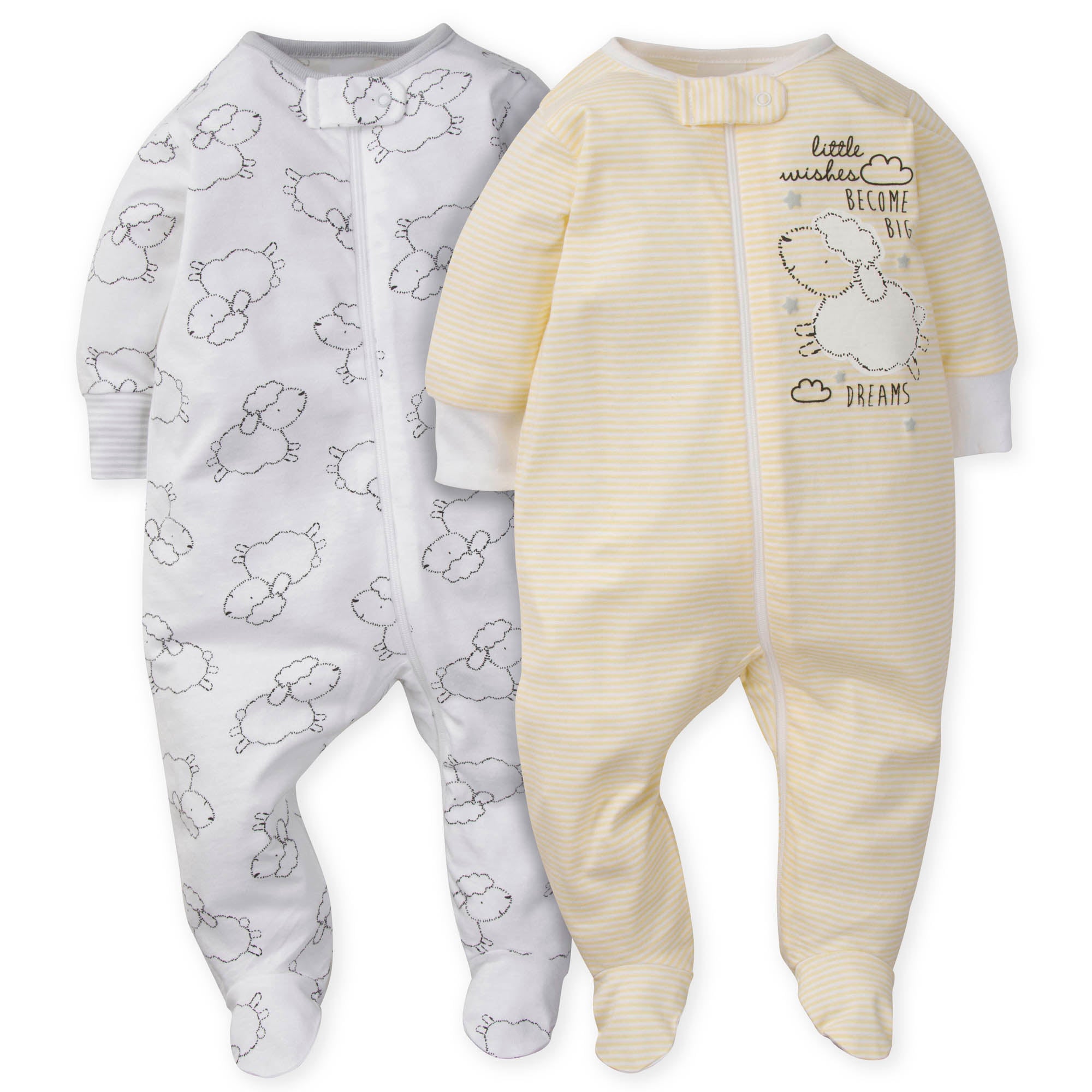 2-Pack Neutral Sheep Sleep N' Play-Gerber Childrenswear Wholesale