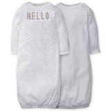 2-Pack Neutral Lamb Gowns-Gerber Childrenswear Wholesale