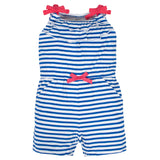 2-Pack Baby and Toddler Girls Crab Rompers-Gerber Childrenswear Wholesale