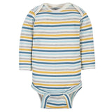 6-Pack Baby Boys Dinosaur Long Sleeve Onesies® Bodysuits-Gerber Childrenswear Wholesale