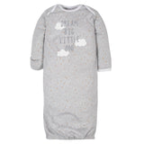 4-Pack Baby Neutral Sheep Gowns-Gerber Childrenswear Wholesale