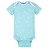 8-Pack Baby Neutral Words Short Sleeve Onesies® Bodysuits-Gerber Childrenswear Wholesale