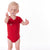 5-Pack Red Premium Short Sleeve Onesies® Bodysuits-Gerber Childrenswear Wholesale