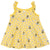 3-Piece Baby & Toddler Girls Bee Garden Dress, Diaper Cover & Sun Hat Set-Gerber Childrenswear Wholesale