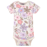 4-Pack Baby Girls Bunny Ballerina Short Sleeve Onesies® Brand Bodysuits-Gerber Childrenswear Wholesale