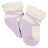 6-Pack Baby Girls Bunny Ballerina Wiggle-Proof™ Terry Bootie Socks-Gerber Childrenswear Wholesale