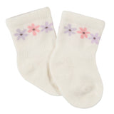 6-Pack Baby Girls Bunny Ballerina Wiggle-Proof™ Jersey Crew Socks-Gerber Childrenswear Wholesale