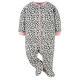 4-Pack Baby Girls Leopard Sleep 'N Plays-Gerber Childrenswear Wholesale