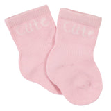 6-Pack Baby Girls Leopard Wiggle-Proof™ Jersey Crew Socks-Gerber Childrenswear Wholesale