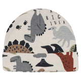 8-Piece Baby Neutral Dino Caps & Mittens Set-Gerber Childrenswear Wholesale