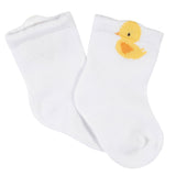 6-Pack Baby Neutral Baby Animals Wiggle-Proof™ Jersey Crew Socks-Gerber Childrenswear Wholesale