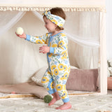 2-Piece Baby Girls Sunny Garden Coverall & Headband Set-Gerber Childrenswear Wholesale