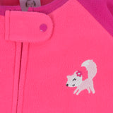 4-Pack Baby & Toddler Girls Fox & Floral Fleece Pajamas-Gerber Childrenswear Wholesale