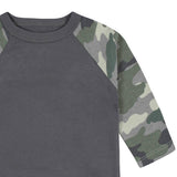 3-Pack Baby & Toddler Boys Color Me Camo Long Sleeve Baseball Tees-Gerber Childrenswear Wholesale