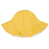 3-Piece Baby & Toddler Girls Lemon Squeeze Dress, Diaper Cover & Sun Hat Set-Gerber Childrenswear Wholesale
