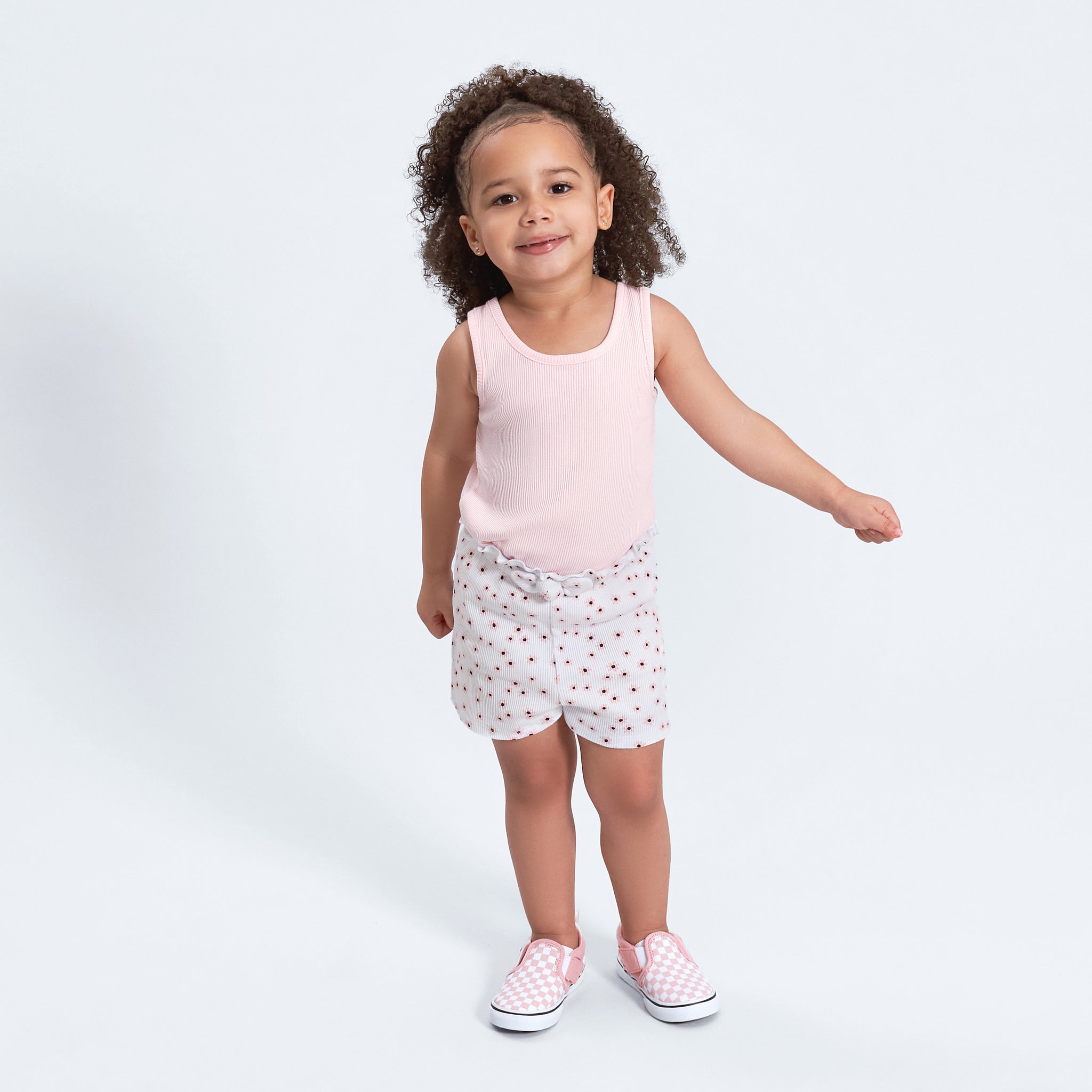 3-Pack Baby & Toddler Girls Sweet Florals Pull-On Knit Shorts-Gerber Childrenswear Wholesale
