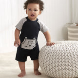 2-Pack Baby Boys Tiger Rompers-Gerber Childrenswear Wholesale