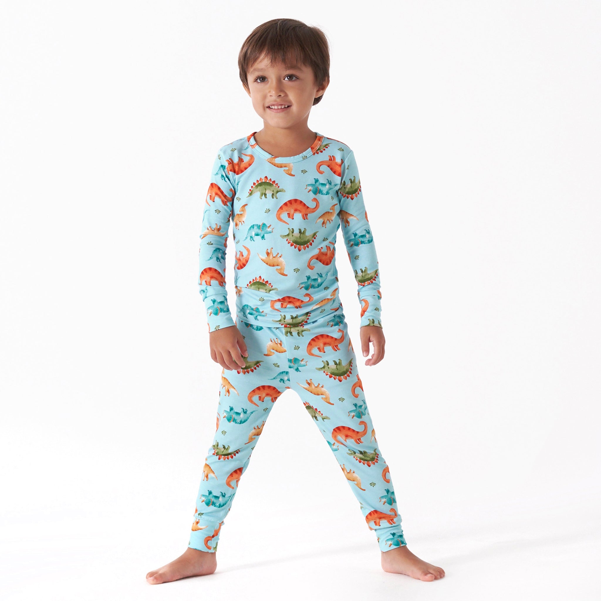 2-Piece Infant & Toddler Snugosaurous Buttery Soft Viscose Made from Eucalyptus Snug Fit Pajamas-Gerber Childrenswear Wholesale