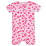 Baby Girls Heartfelt Buttery Soft Viscose Made from Eucalyptus Snug Fit Romper-Gerber Childrenswear Wholesale