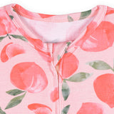 Baby Girls Just Peachy Buttery Soft Viscose Made from Eucalyptus Snug Fit Romper-Gerber Childrenswear Wholesale