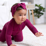Baby & Toddler Raspberry Buttery Soft Viscose Made from Eucalyptus Snug Fit Footed Pajamas-Gerber Childrenswear Wholesale