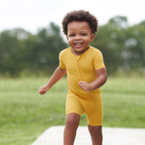 Baby Honey Buttery Soft Viscose Made from Eucalyptus Snug Fit Romper-Gerber Childrenswear Wholesale