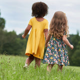 Infant & Toddler Girls Honey Buttery Soft Viscose Made from Eucalyptus Twirl Dress-Gerber Childrenswear Wholesale