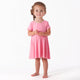 Infant & Toddler Girls Pink Lemonade Buttery Soft Viscose Made from Eucalyptus Twirl Dress-Gerber Childrenswear Wholesale