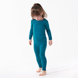 2-Piece Infant & Toddler Ocean Teal Buttery Soft Viscose Made from Eucalyptus Snug Fit Pajamas-Gerber Childrenswear Wholesale