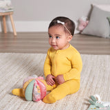 Baby Pink & Yellow Floral Sensory Ball-Gerber Childrenswear Wholesale