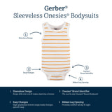 4-Pack Baby Boys Seas The Day Sleeveless Onesies® Bodysuits-Gerber Childrenswear Wholesale