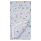 4-Pack Baby Boys Puppy Playground Flannel Blankets-Gerber Childrenswear Wholesale