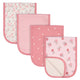 4-Pack Baby Girls Appley Sweet Burpcloths-Gerber Childrenswear Wholesale
