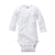 5-Pack White Organic Long-Sleeve Onesies® Bodysuits-Gerber Childrenswear Wholesale