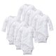 6-Pack White Long-Sleeve Onesies® Bodysuits-Gerber Childrenswear Wholesale